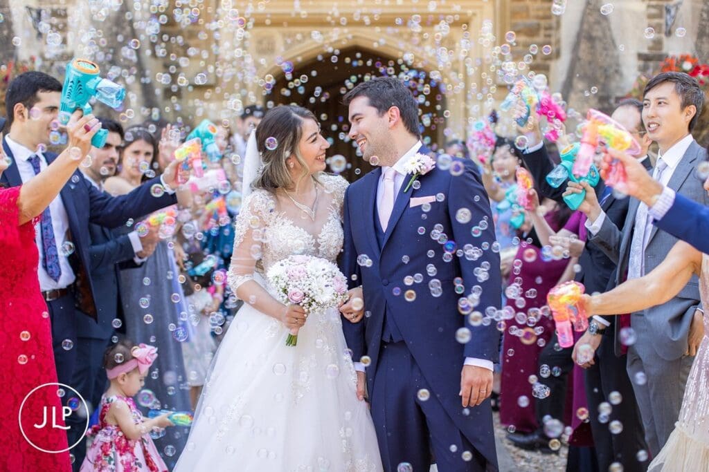 Bride and groom portrait at Hartsfield Manor Surrey