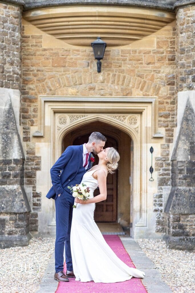 Romantic couple portrait at Hartsfield Manor in Surrey