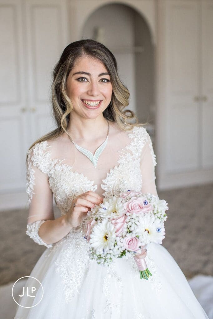 bride portrait at Hartsfield Manor in Surrey