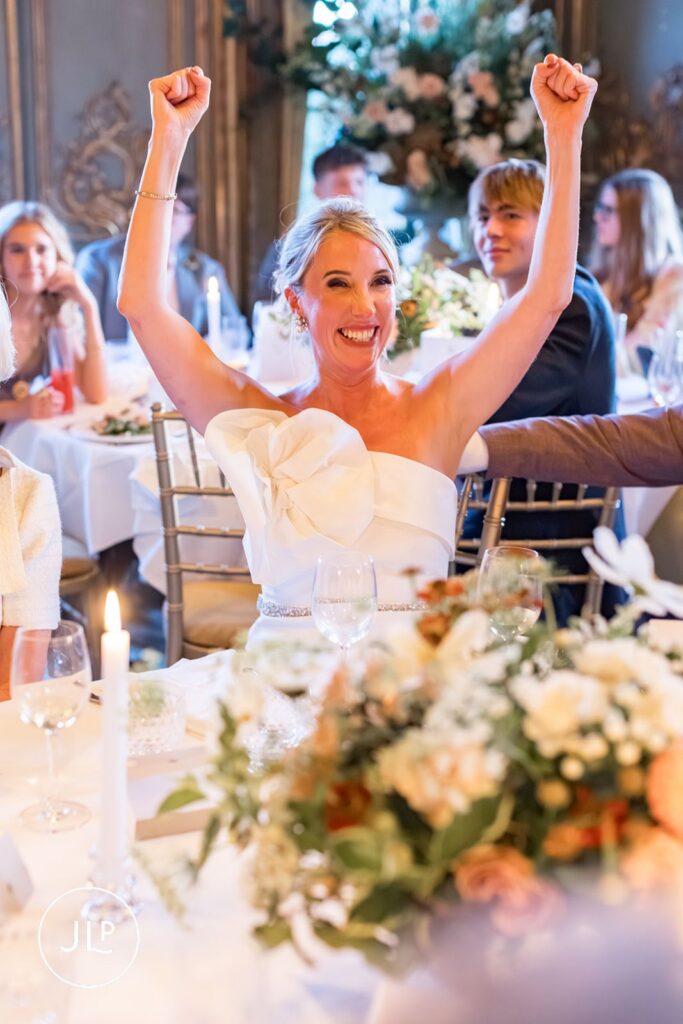 candid wedding moments Cliveden House reception