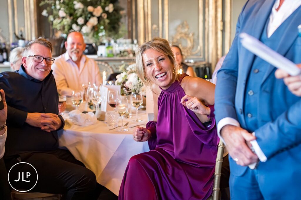 candid wedding moments Cliveden House reception