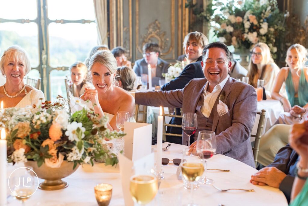 candid wedding moments Cliveden House reception