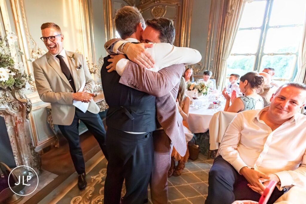 candid wedding moments Cliveden House reception