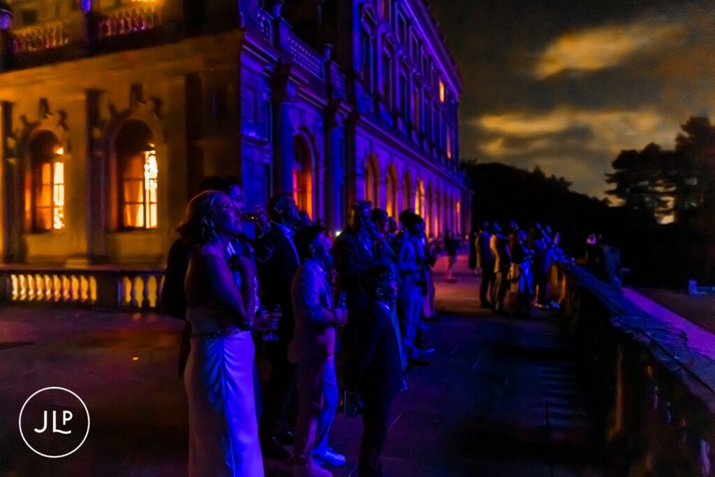 luxury wedding fireworks Buckinghamshire venue