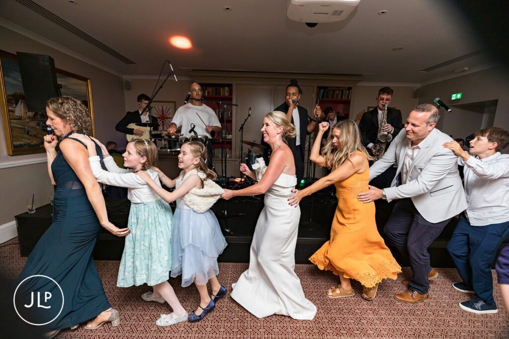 guests dancing Cliveden House wedding reception