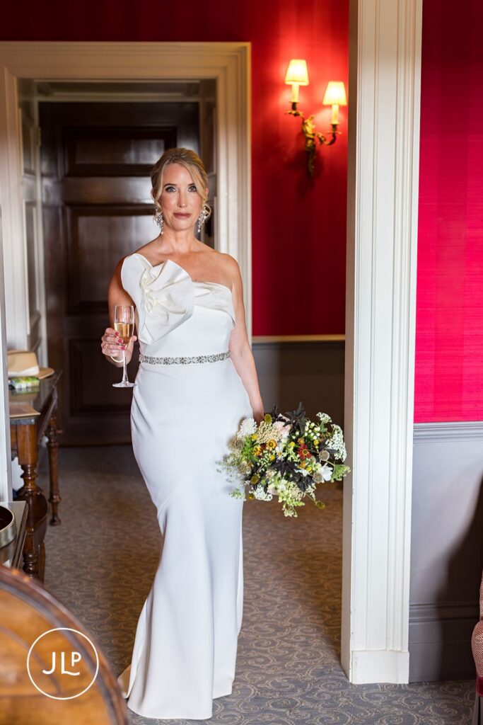 wedding dress and details at Cliveden House