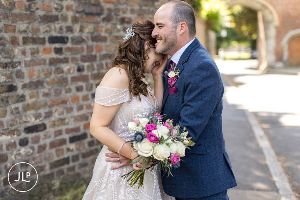 Candid moments captured at York House wedding