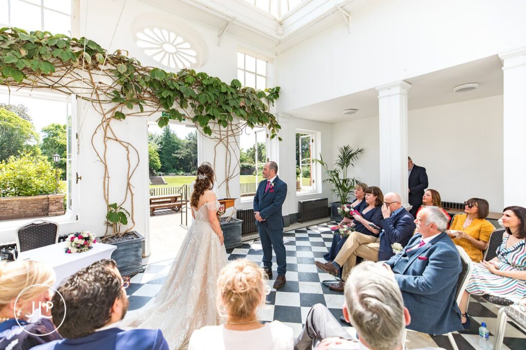 Glass House wedding ceremony York House