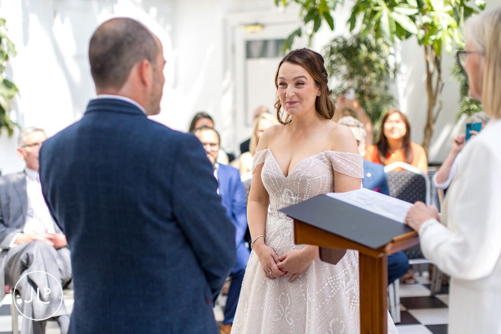 Intimate London wedding photography York House